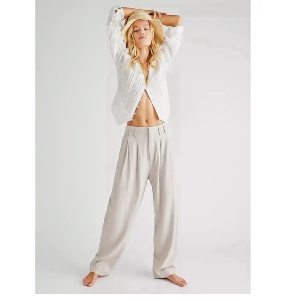 Free people Calle pleated trousers